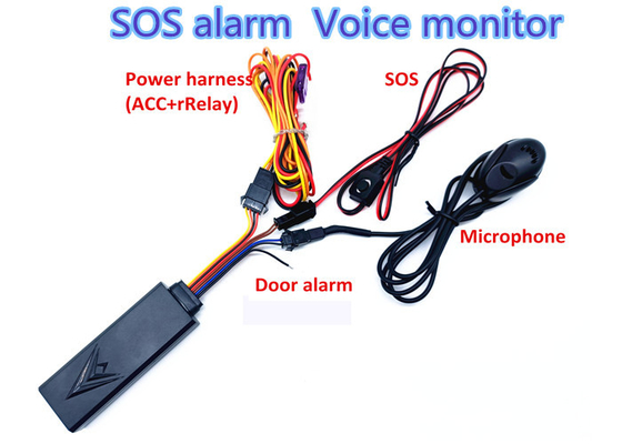 голос ACC LBS GSM отслежывателя GPS автомобиля 200mAh SOS контролируя DC100V SMS