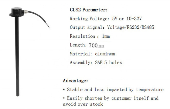0.5-4.5V вывело наружу Cuttable датчик топливного бака мазута CLS2 ровный для тележек снабжения